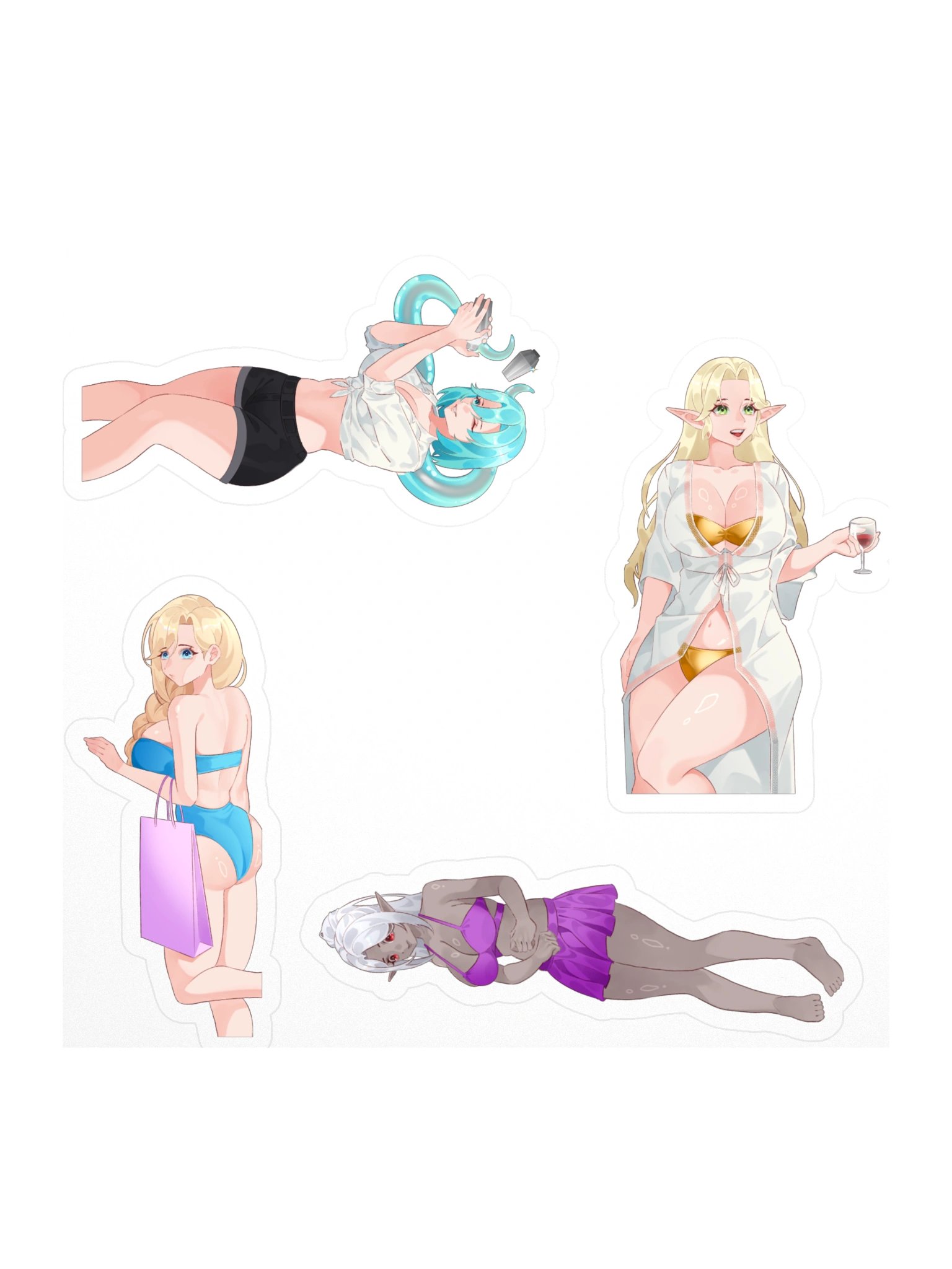Tavern Summer '26 - Ladies' Vacation - Sticker Sheet 1 product image (1)