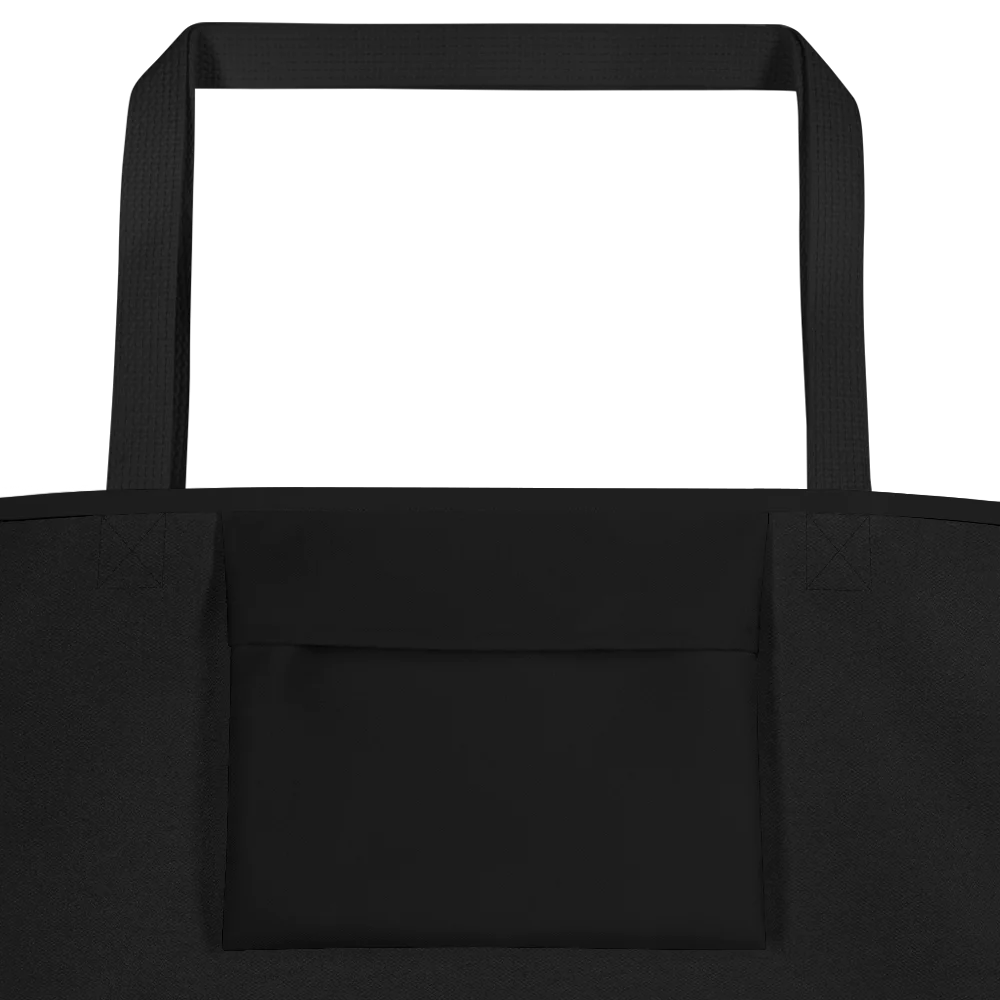 "Dog looking out car window" Large Tote Bag w/ Pocket product image (2)