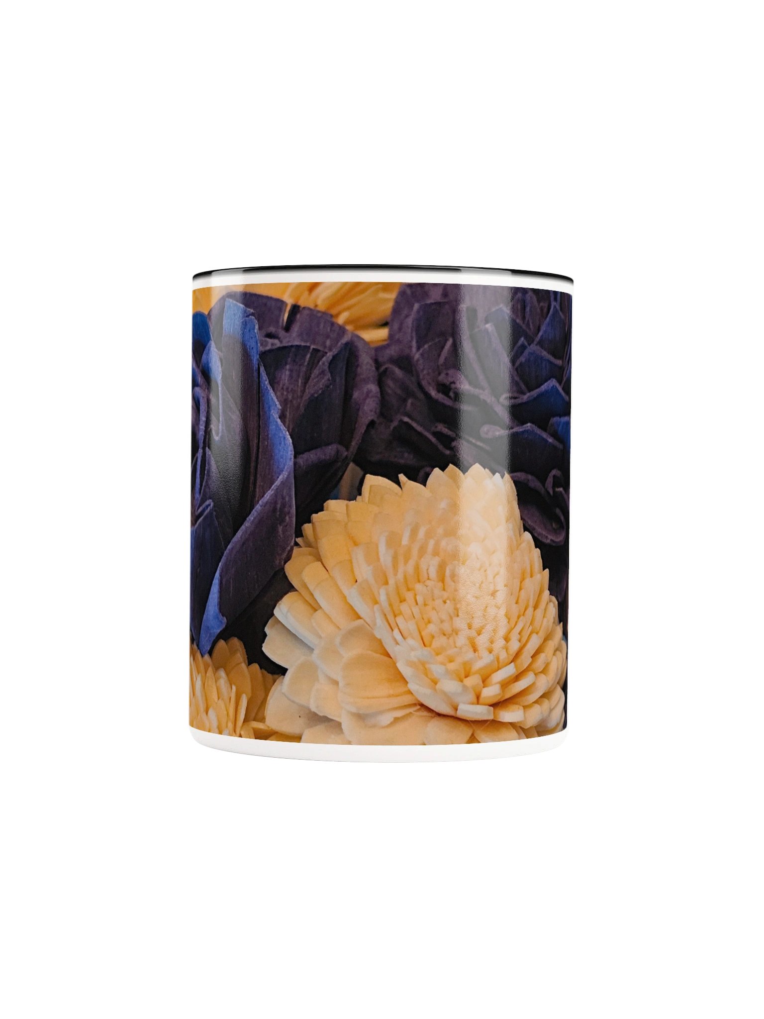 Wooden Flowers 2-tone Ceramic Mug product image (17)