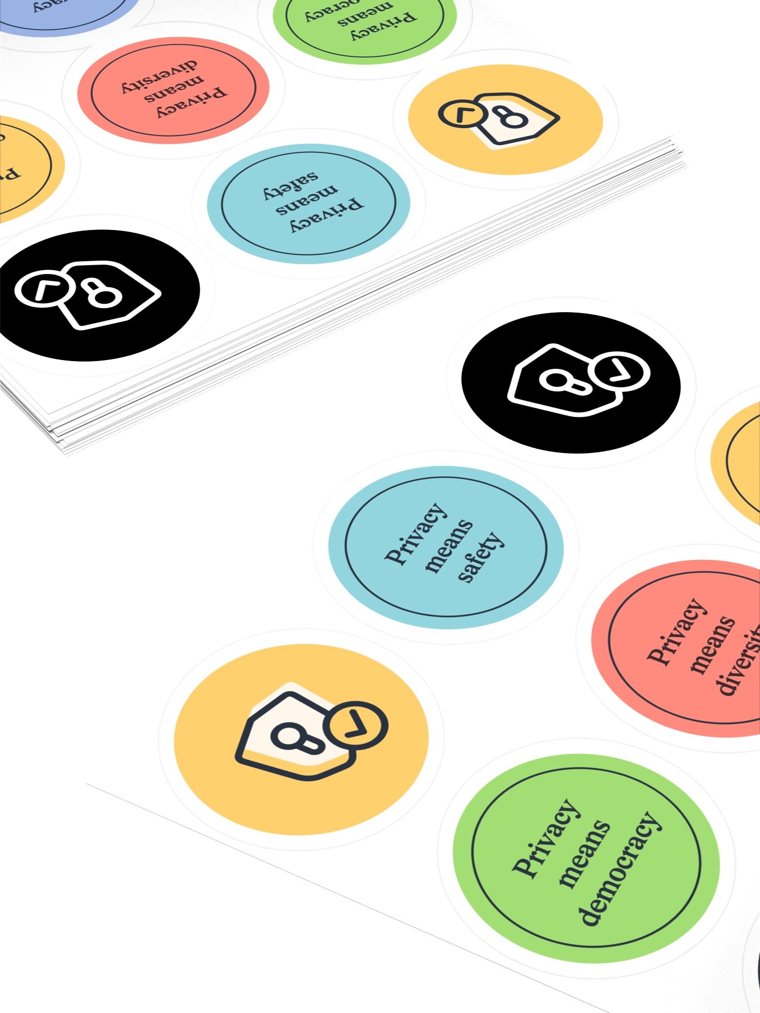 Privacy Means Many Things - Sticker Sheet product image (4)
