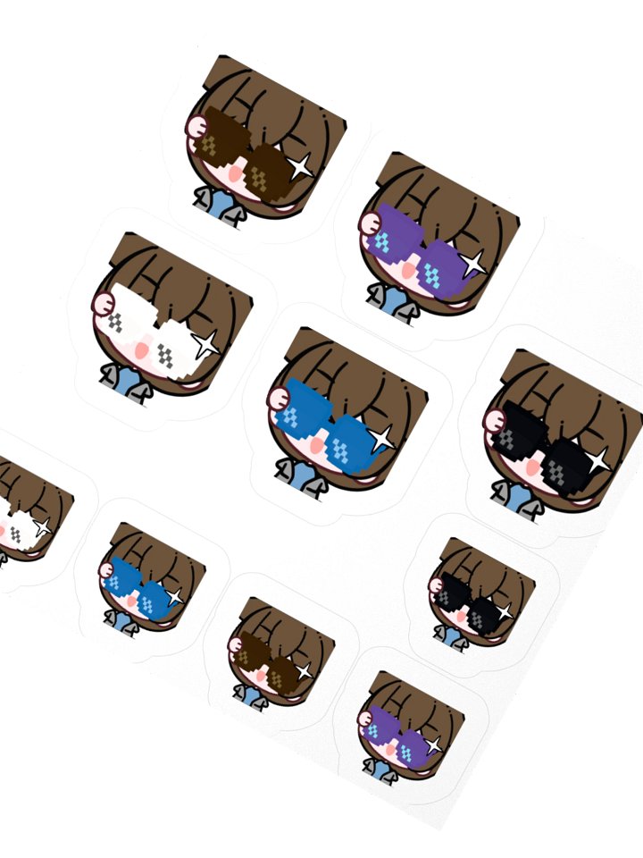 FluuiBun Stickers - Pixelated Shades Wave product image (2)