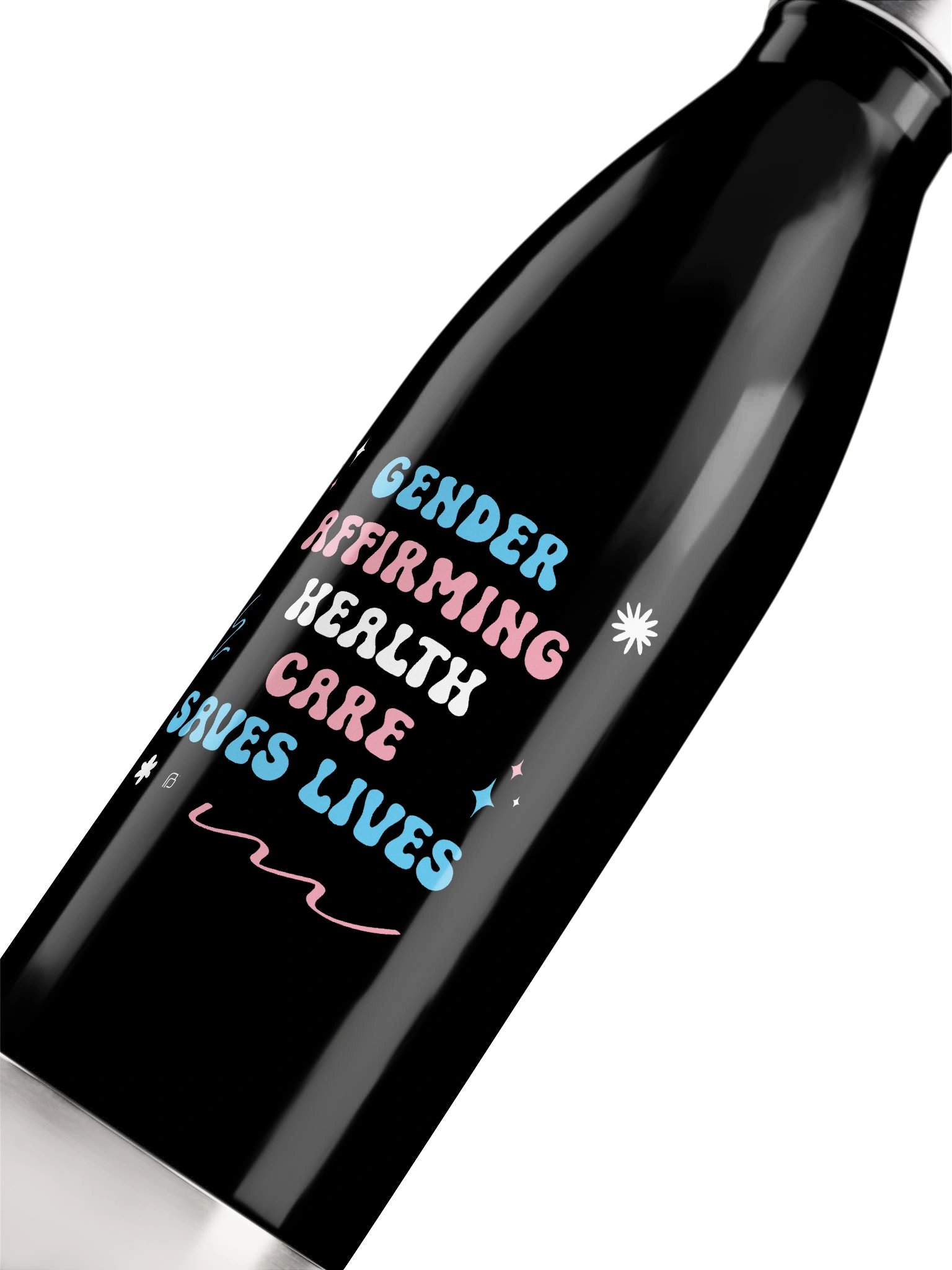 Gender-Affirming Care Saves Lives Water Bottle product image (5)