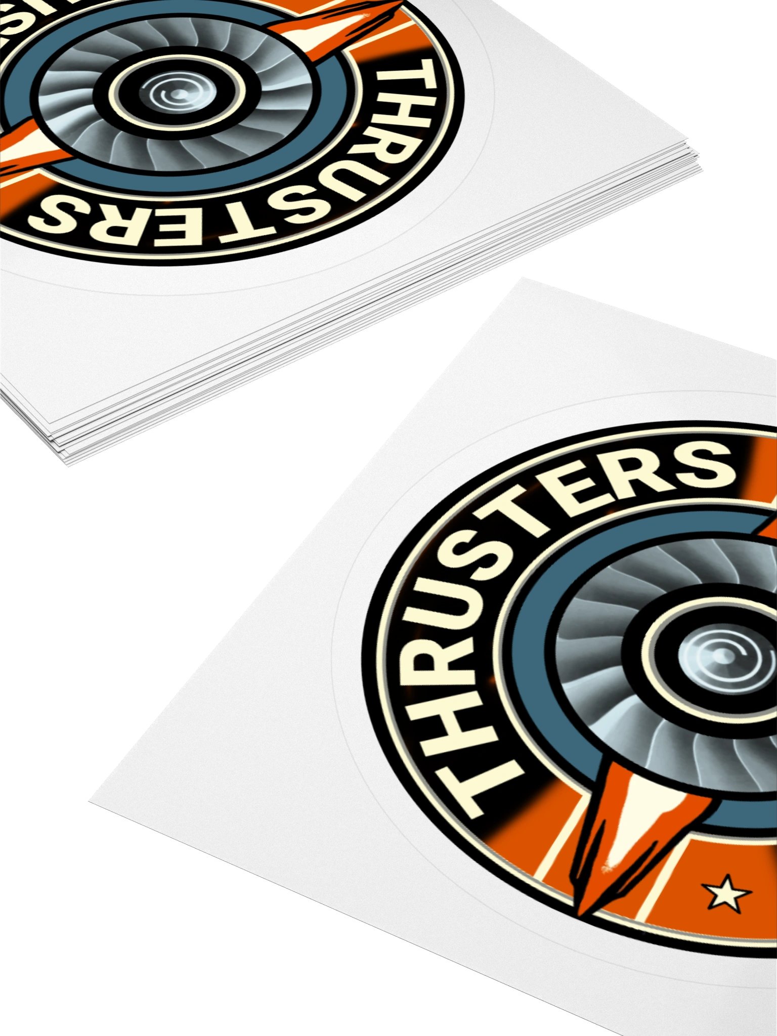 Thrusters & Dust Crew Sticker (3 sizes) product image (10)