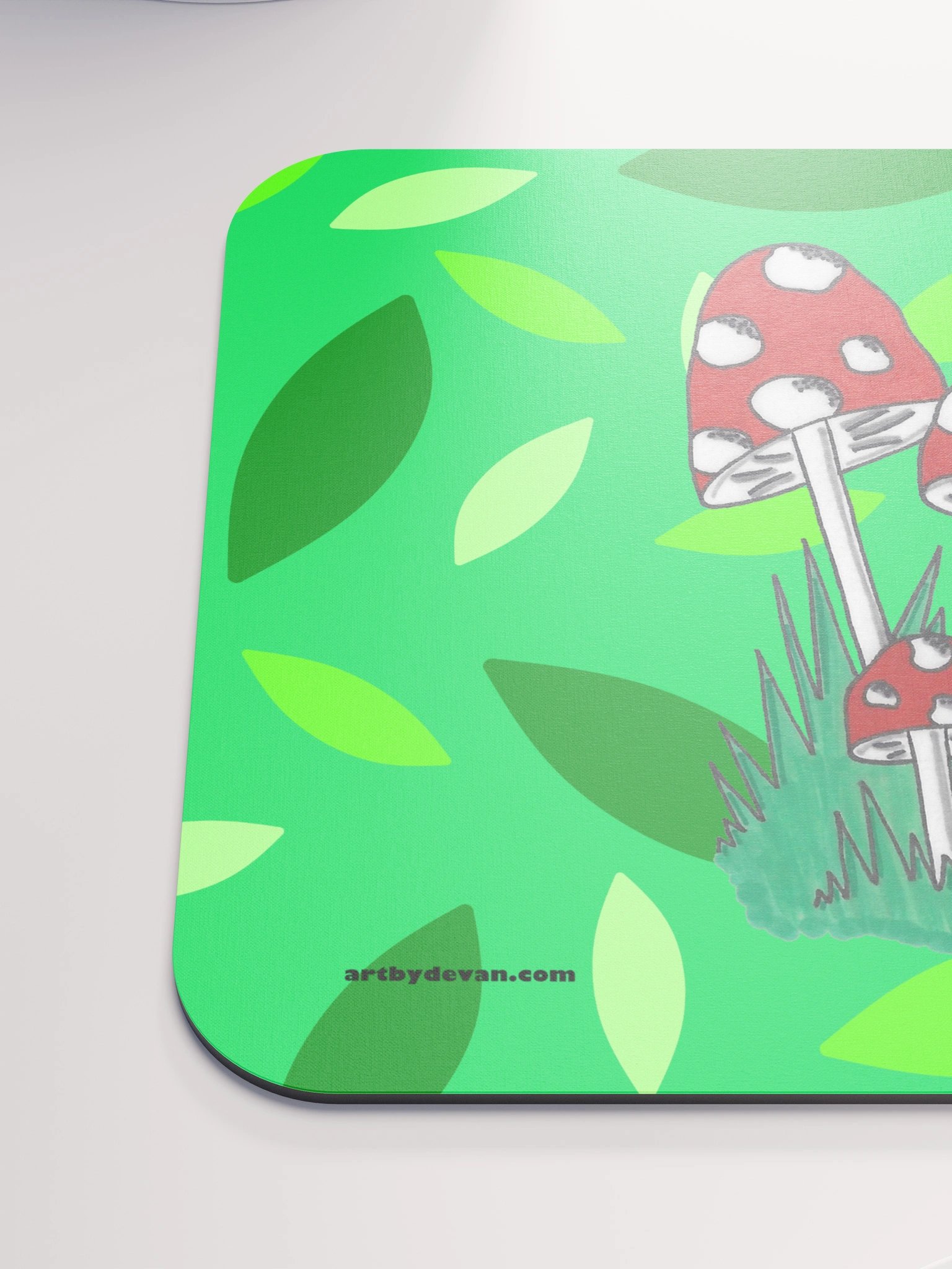 Red Mushroom Trio Mousepad product image (6)