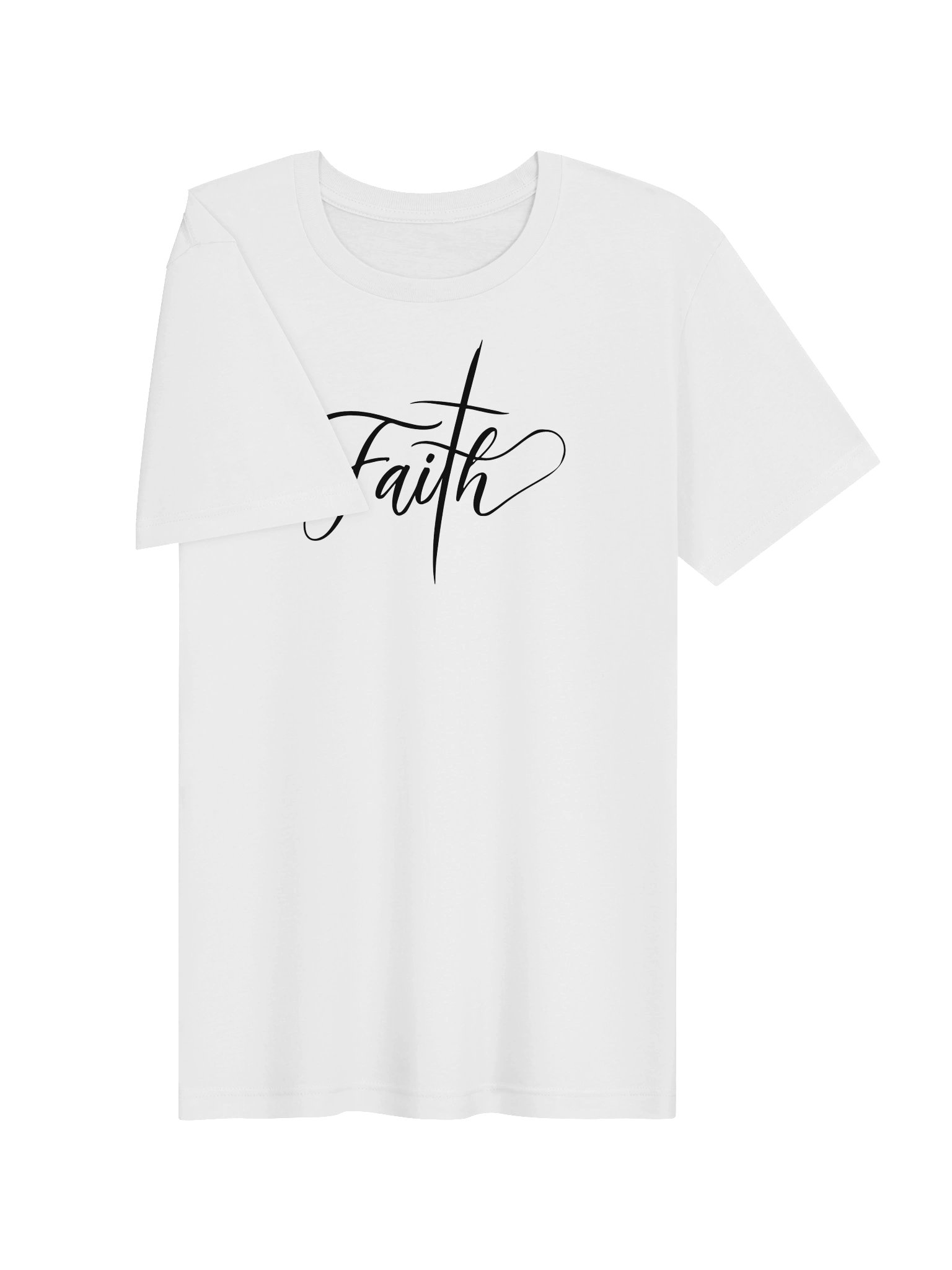 Faith Cross Symbol Graphic T-Shirt | Unisex Bible Verse Tee product image (3)