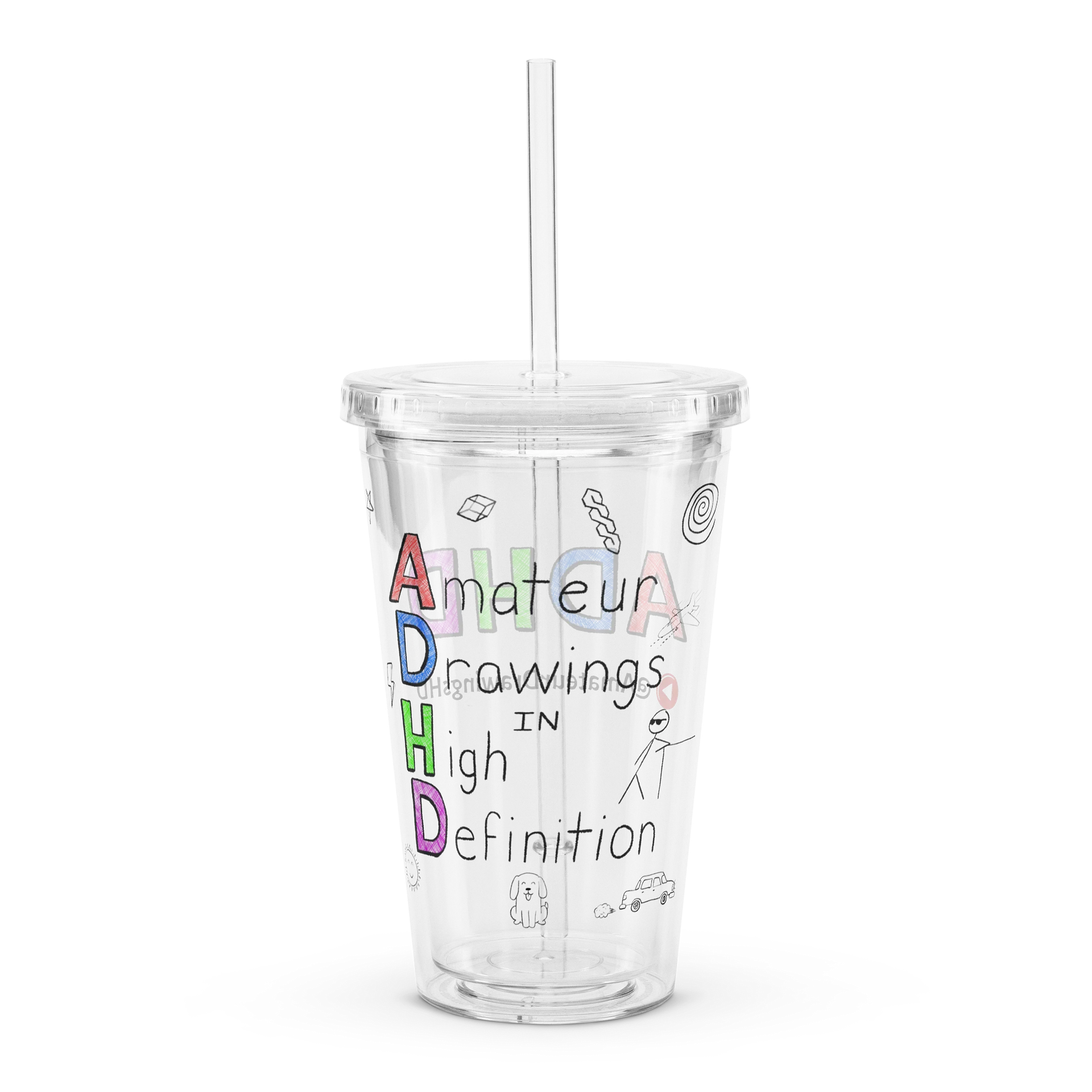 ADHD Clear Tumbler product image (4)