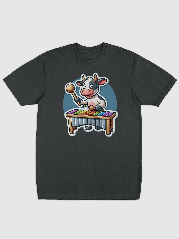 Cow playing Marimba T-Shirt product image (1)