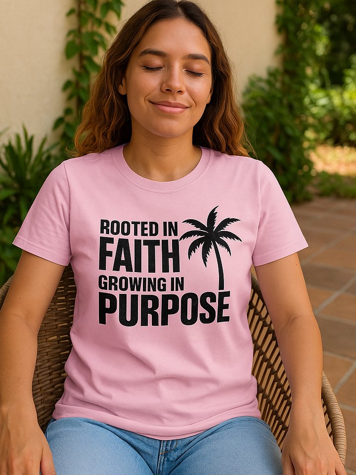 Rooted in Faith, Growing in Purpose. Unisex Tee product image (2)