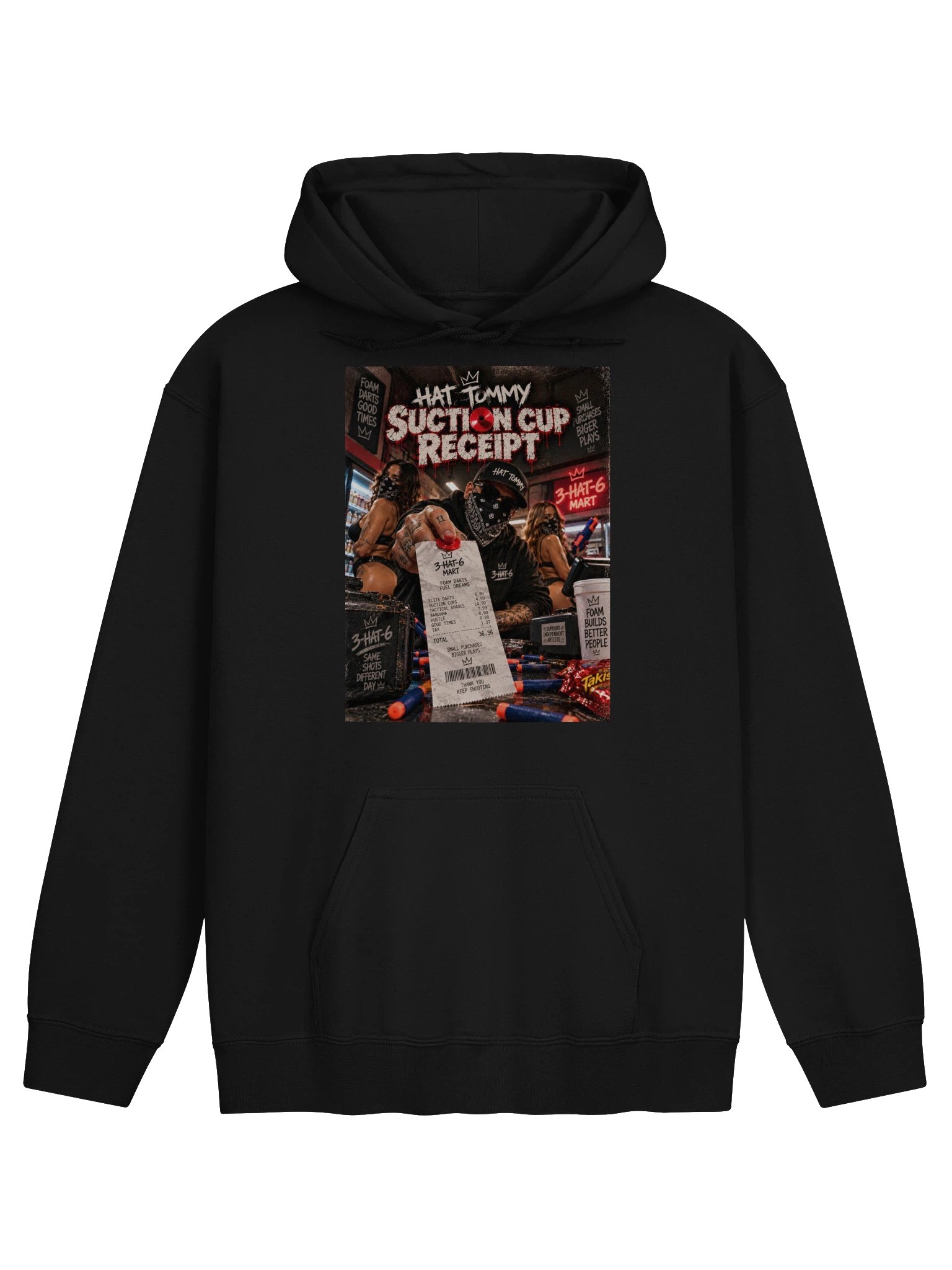 Suction Cup Receipt GILDAN Front Artwork Hoodie product image (1)