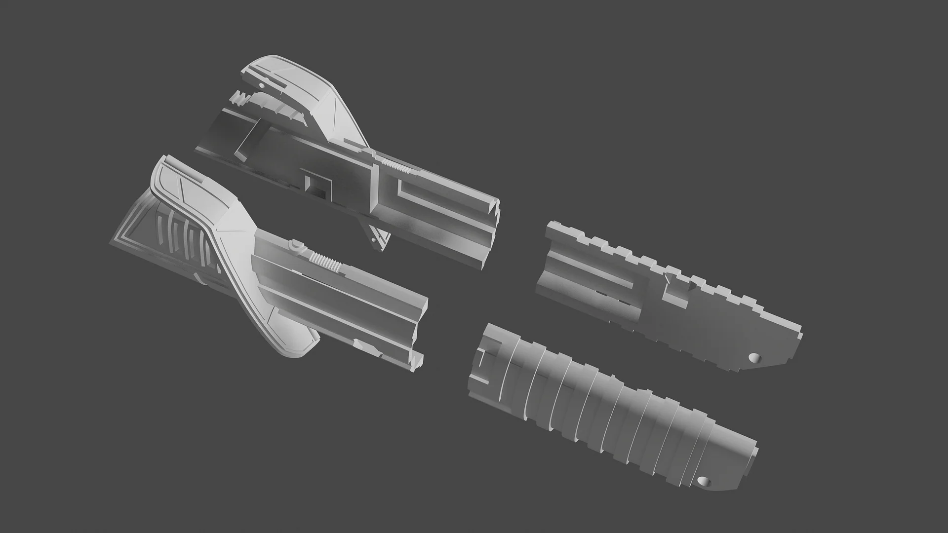 Darksaber - The Mandalorian - 3D printable model files product image (8)
