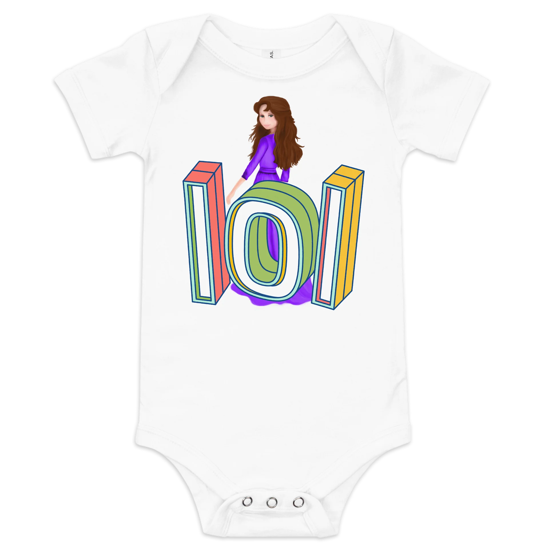 "lol" Baby Short Sleeve One Piece product image (1)