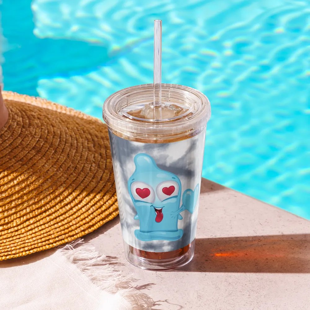 Love Struck Condom Double Wall Tumbler product image (10)
