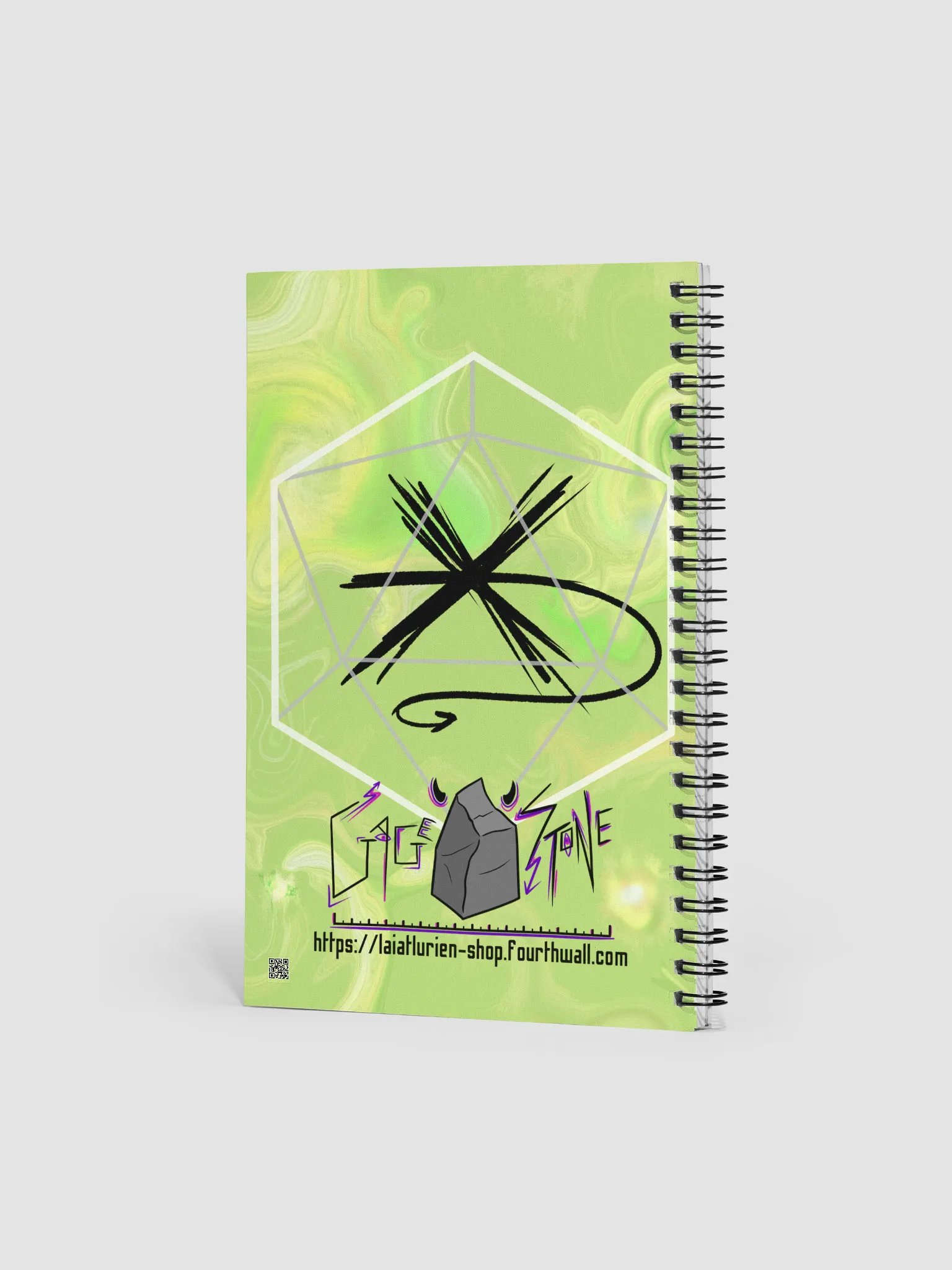 Eyes and Lightning Magic Softcover Notebook product image (2)