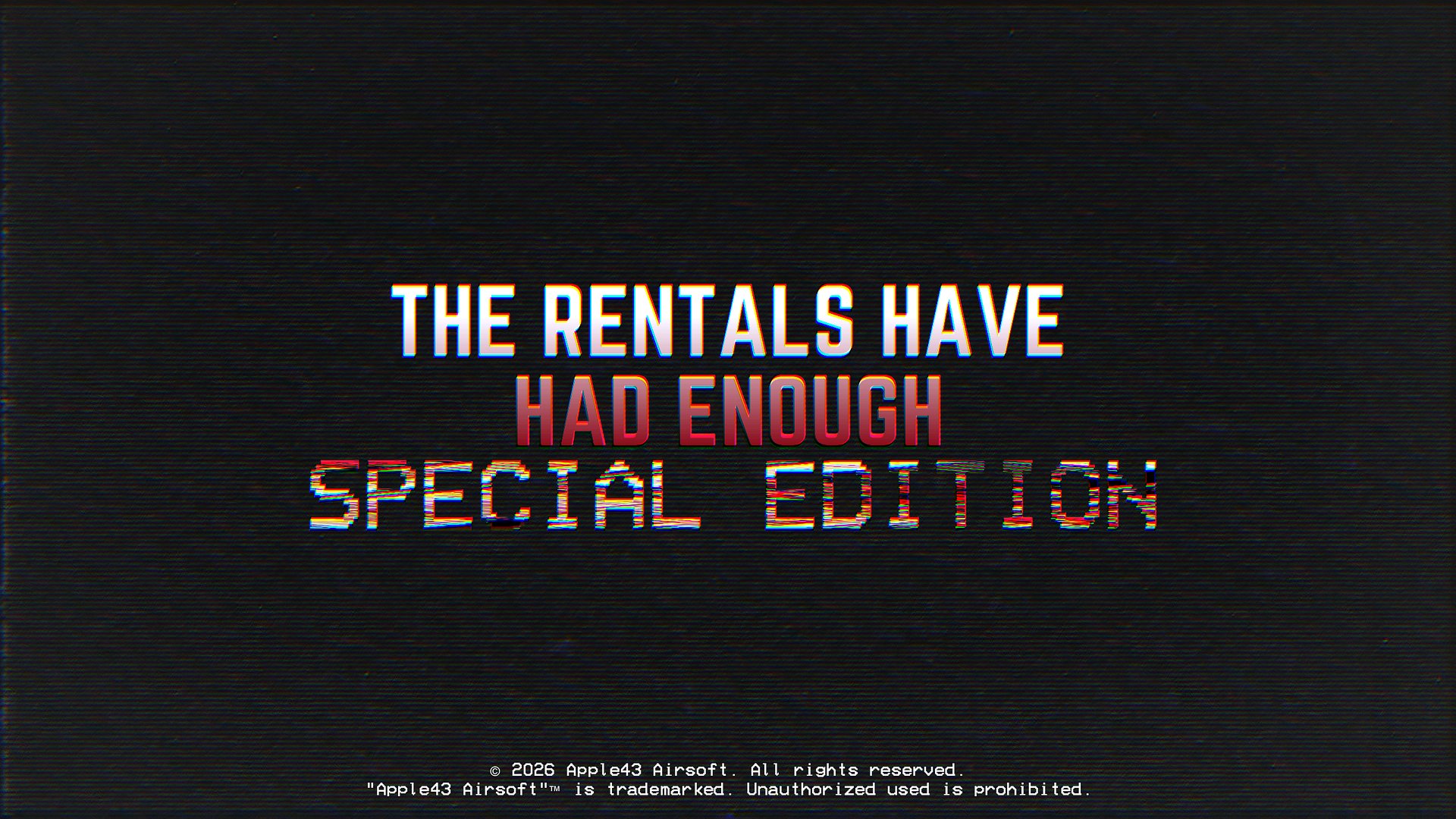 THE RENTALS HAVE HAD ENOUGH: SPECIAL EDITION product image (2)