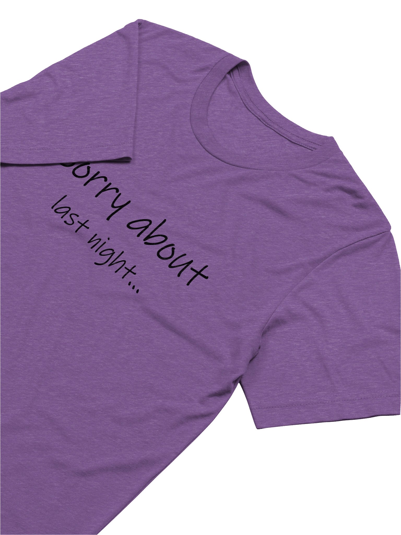Sorry About Last Night Triblend Tee product image (66)