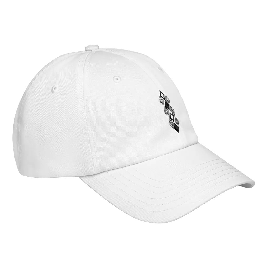 Black and white triangle design Dad Hat product image (3)
