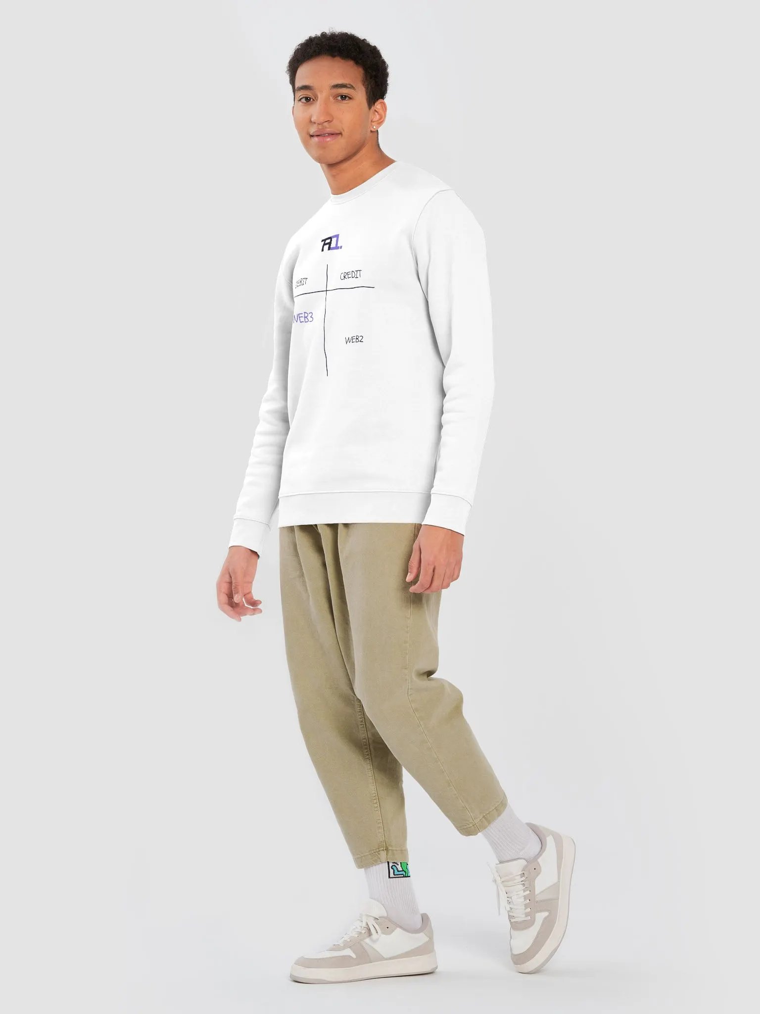 Debit Web3 | Credit Web2 Sweatshirt (Purple Edition) product image (5)
