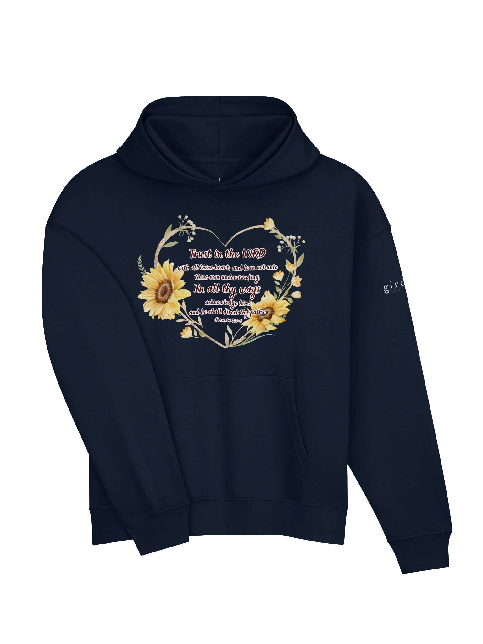Trust in the Lord Proverbs 3:5-6 Hoodie product image (3)