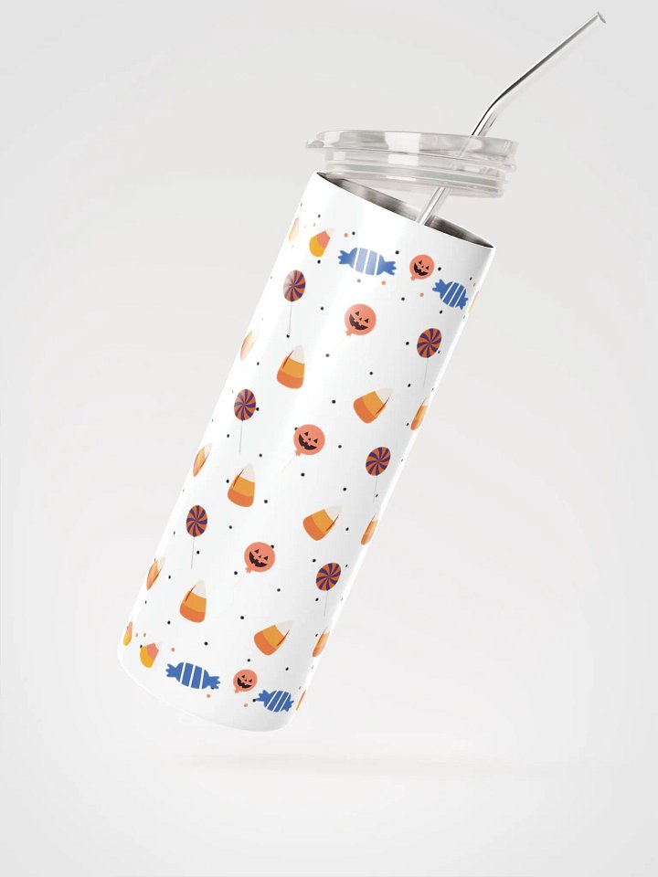 Sweet Halloween Treats: 20 oz Stainless Steel Tumbler – Candy Pattern product image (1)
