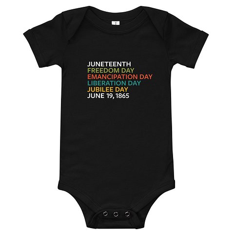 Emancipation Day Onesie product image (1)