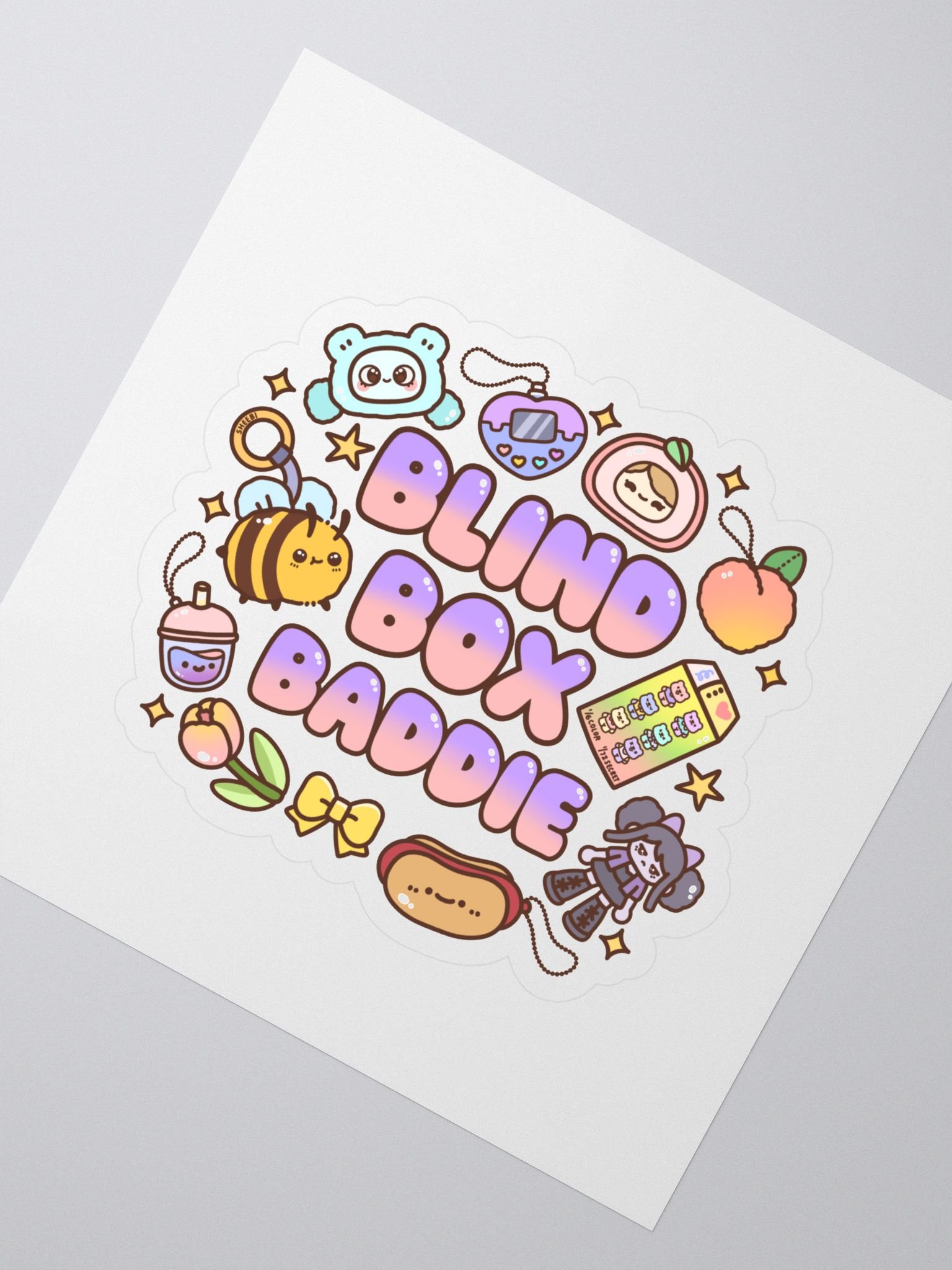 blind box baddie // sticker product image (2)
