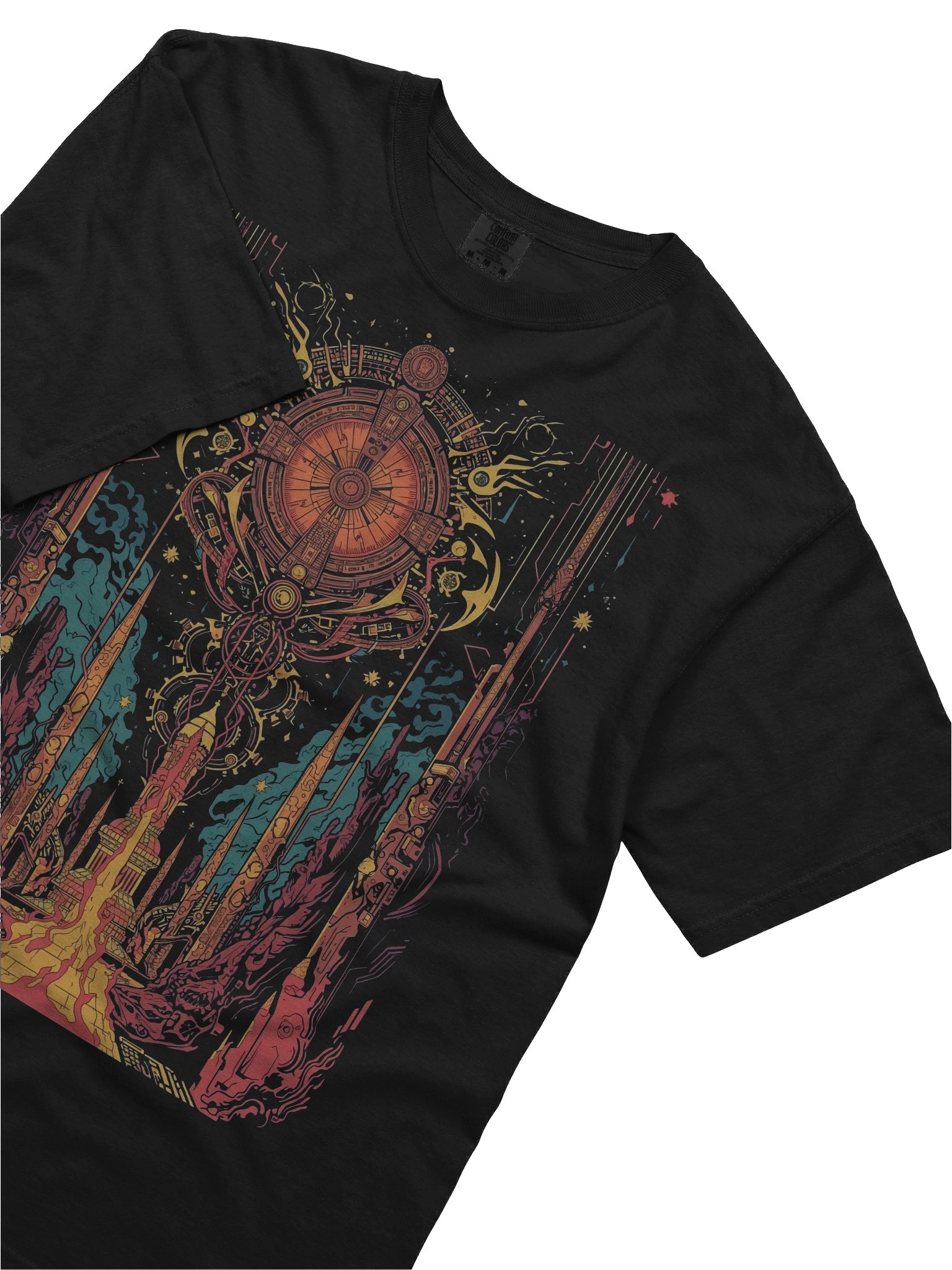 Cosmic Symmetry Heavyweight T-Shirt product image (2)