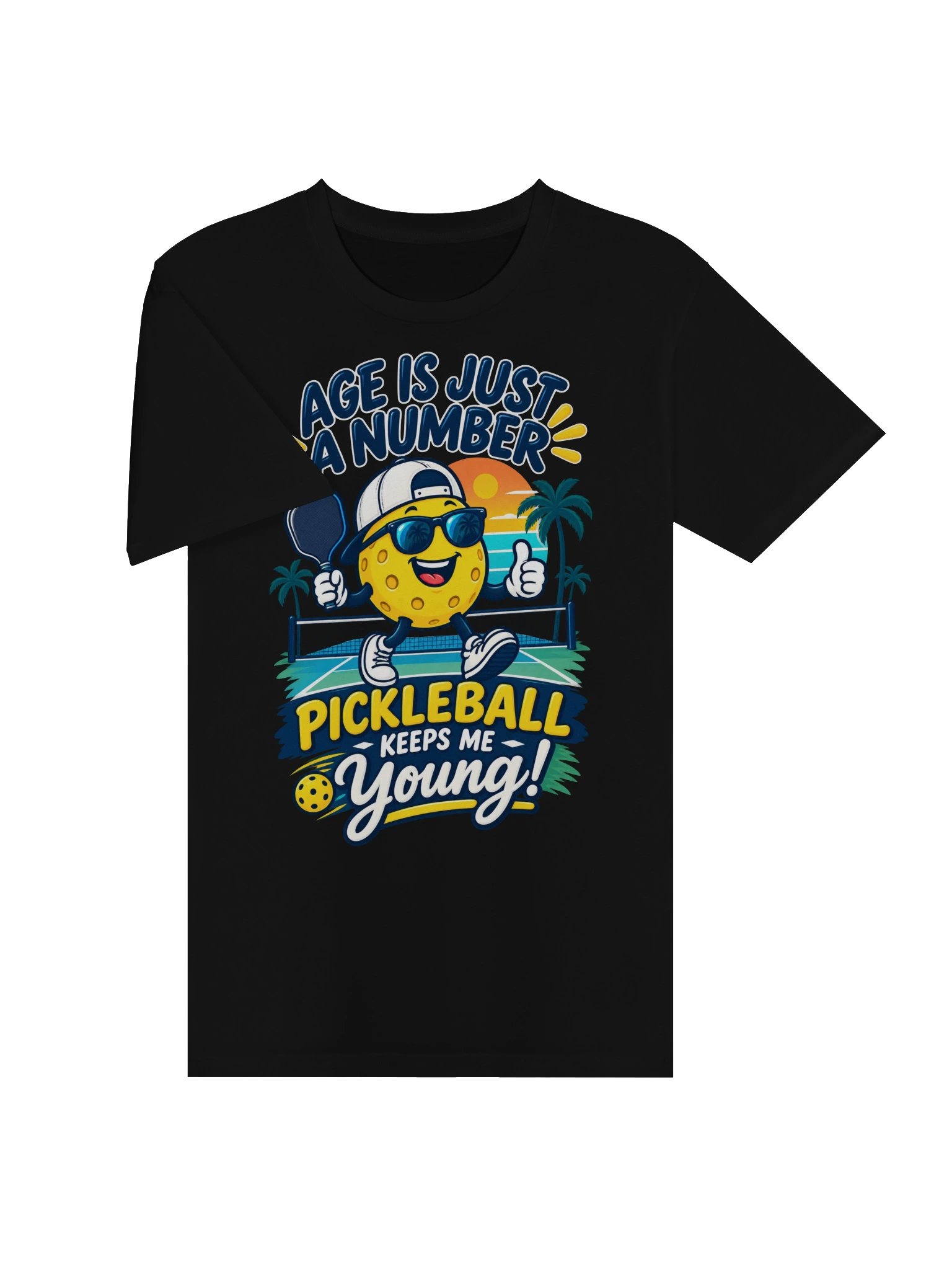 Funny Pickleball T-Shirt – Age Is Just a Number product image (3)