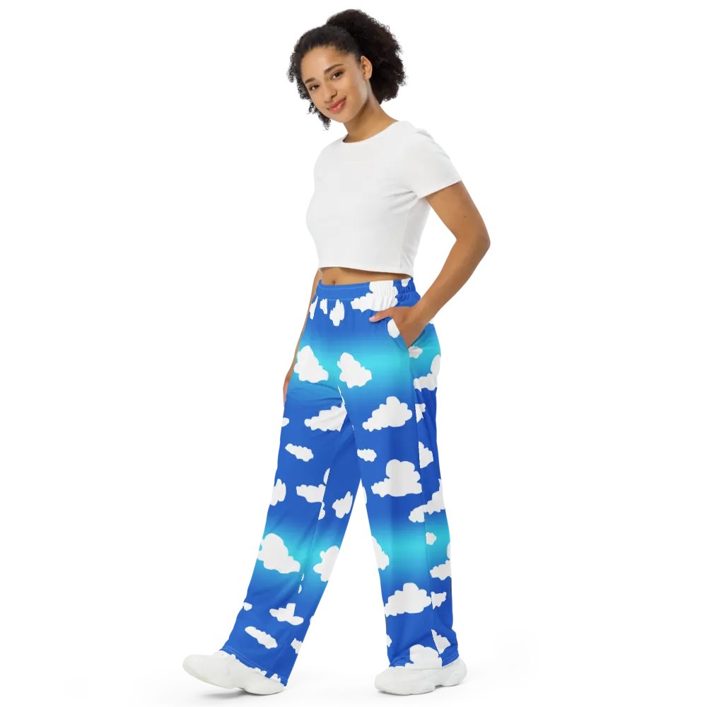 Clouds Pattern Wideleg Pants product image (4)