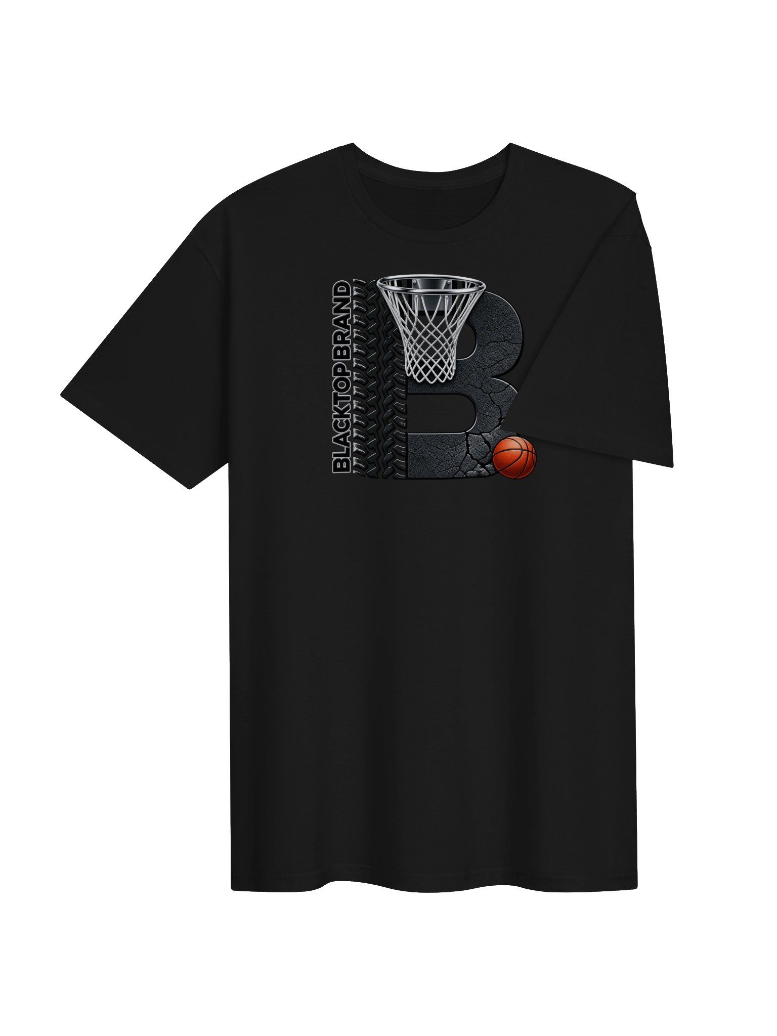 Blacktop Brand Basketball Logo Tee product image (4)