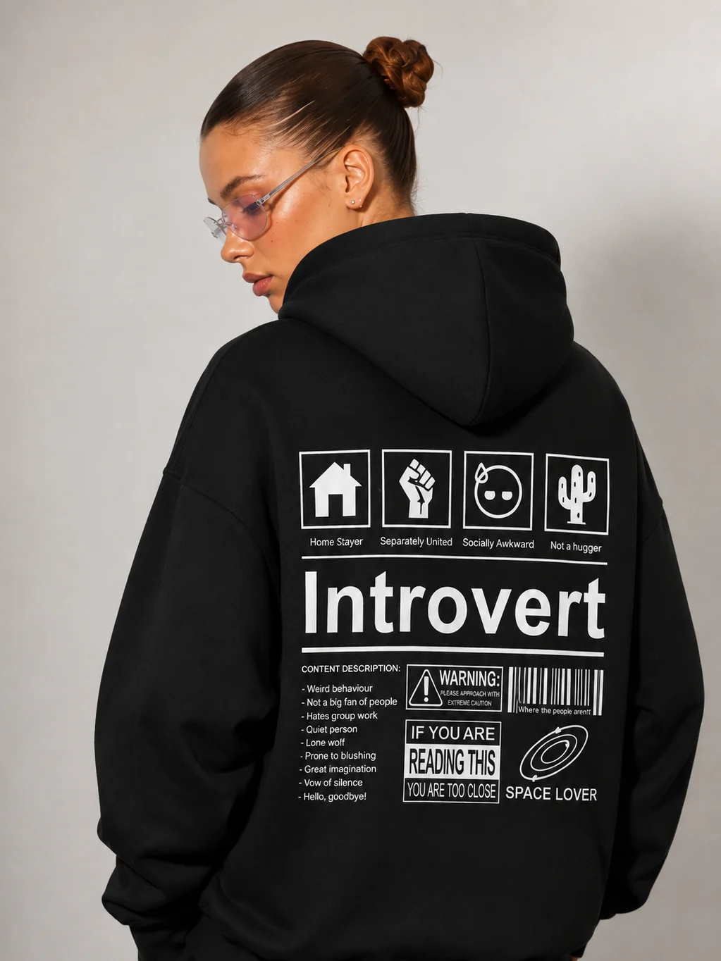 Introvert | Neon Mind Hoodie product image (1)