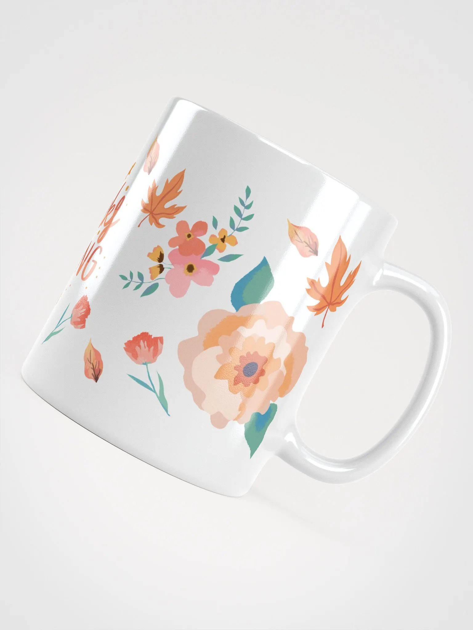Foxy Floral Thanksgiving Mug product image (6)