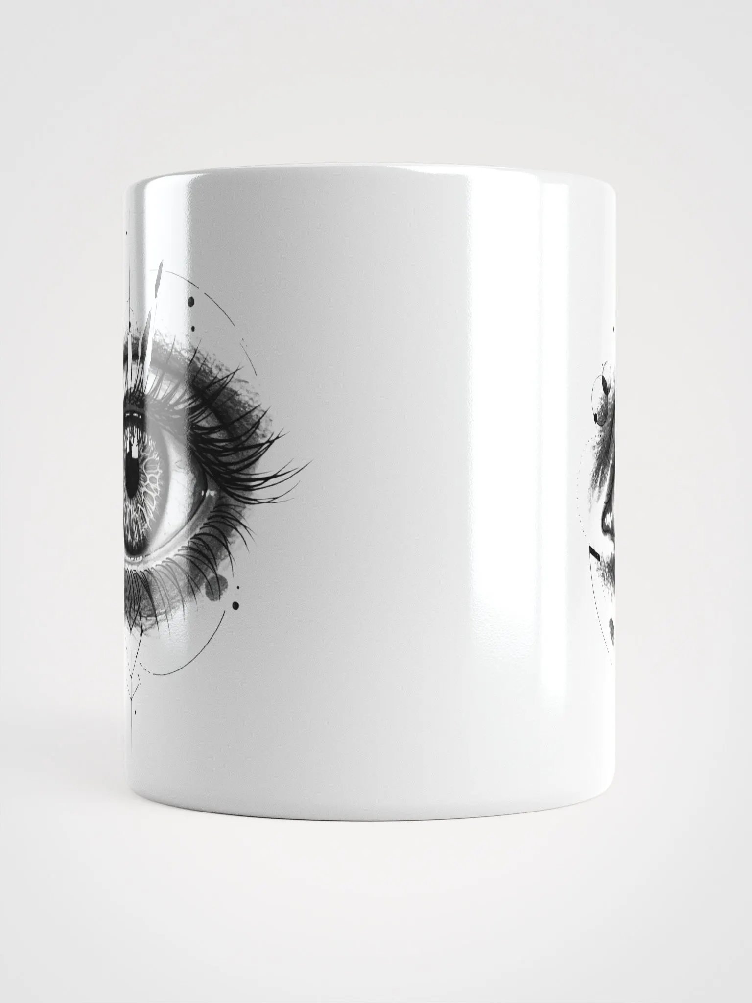 Surreal Eyes White Mug product image (14)