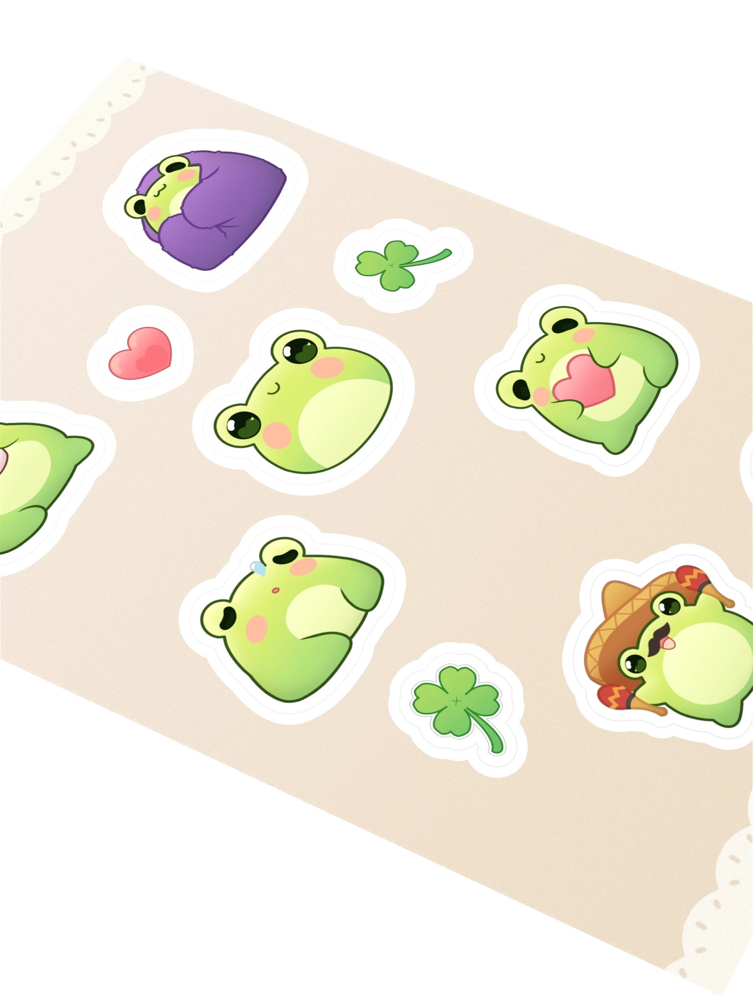 【Sticker Sheet】- Cozy Froggies product image (4)