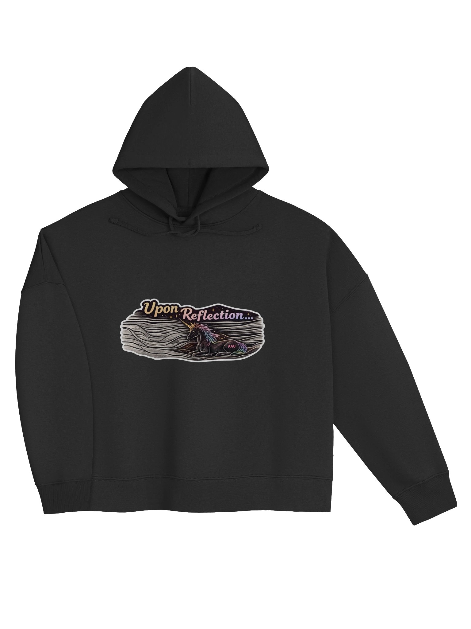 Upon Reflection Crop Hoodie product image (3)