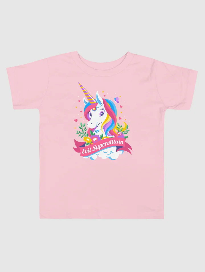 Evil Supervillain Pink or Black Toddler T-Shirt product image (1)