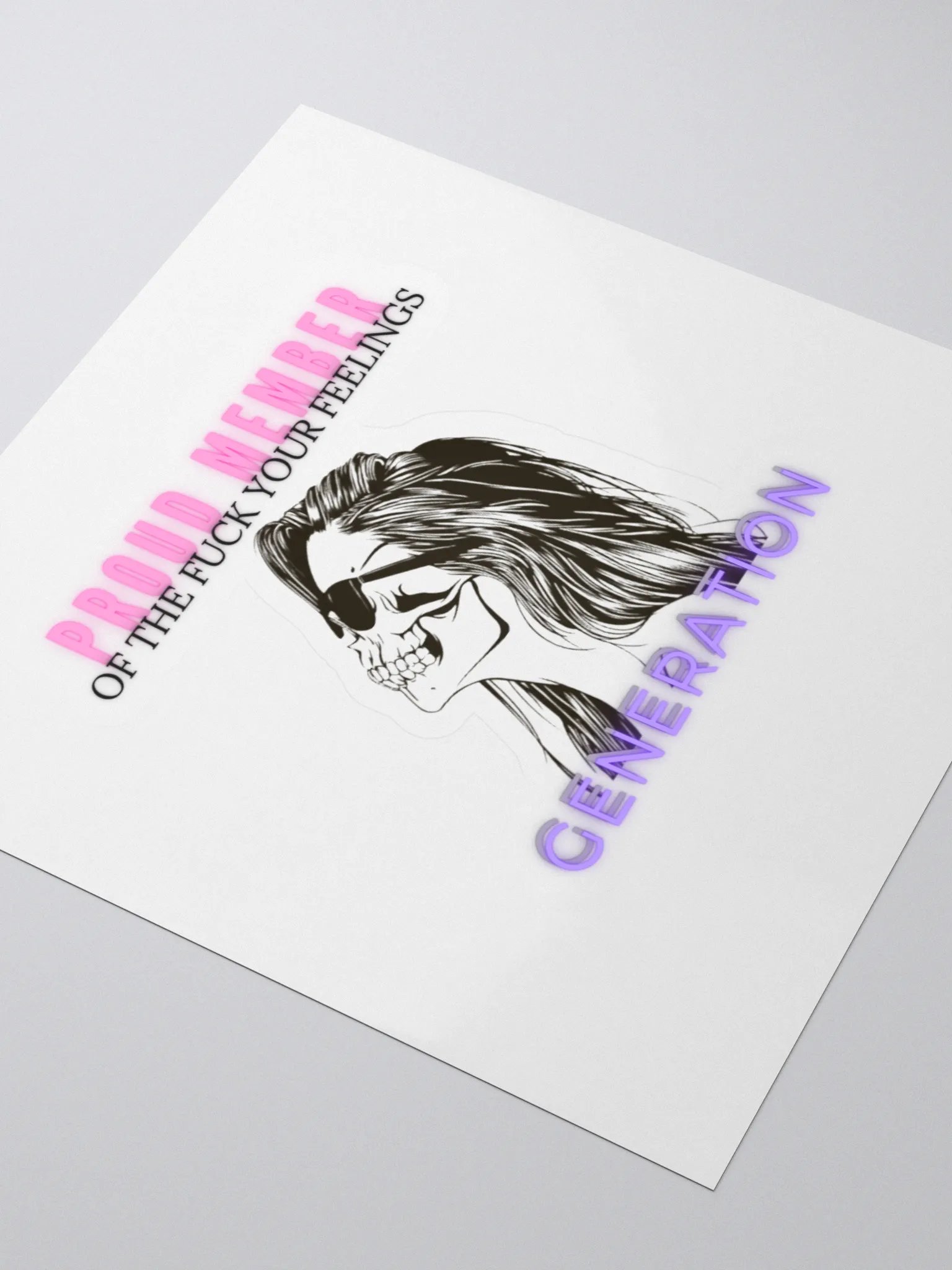 FUCK YOUR FEELINGS STICKER product image (3)