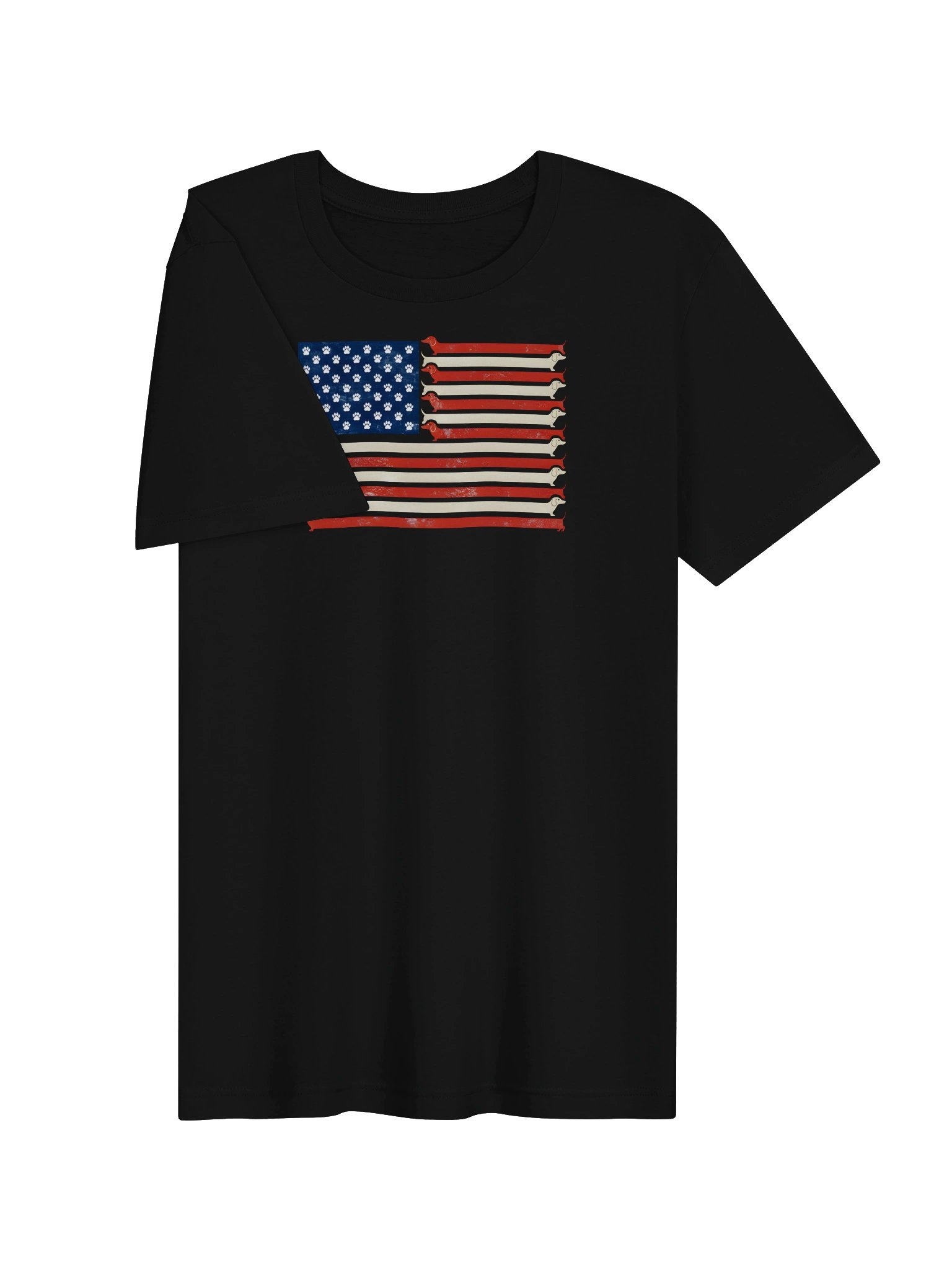 Patriotic Dachshund T-Shirt – American Flag Wiener Dog Tee product image (3)