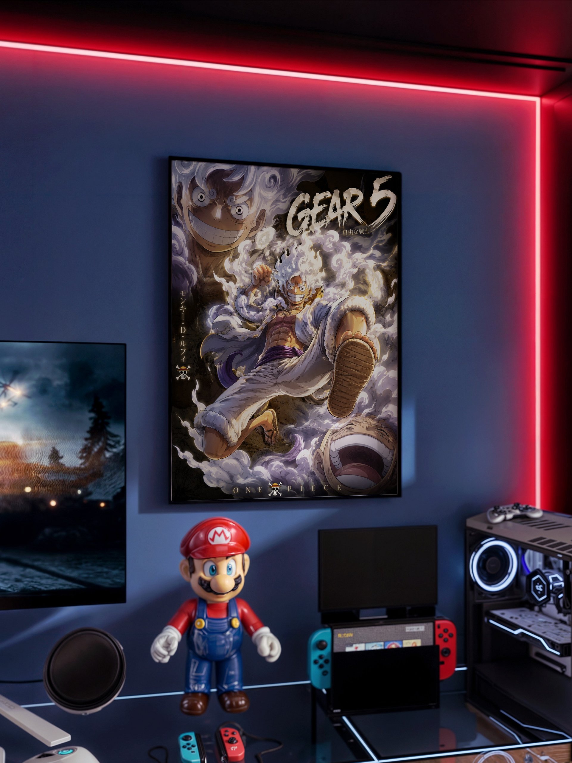Gear 5 Luffy - Warrior of Liberation | One Piece Anime Poster product image (3)