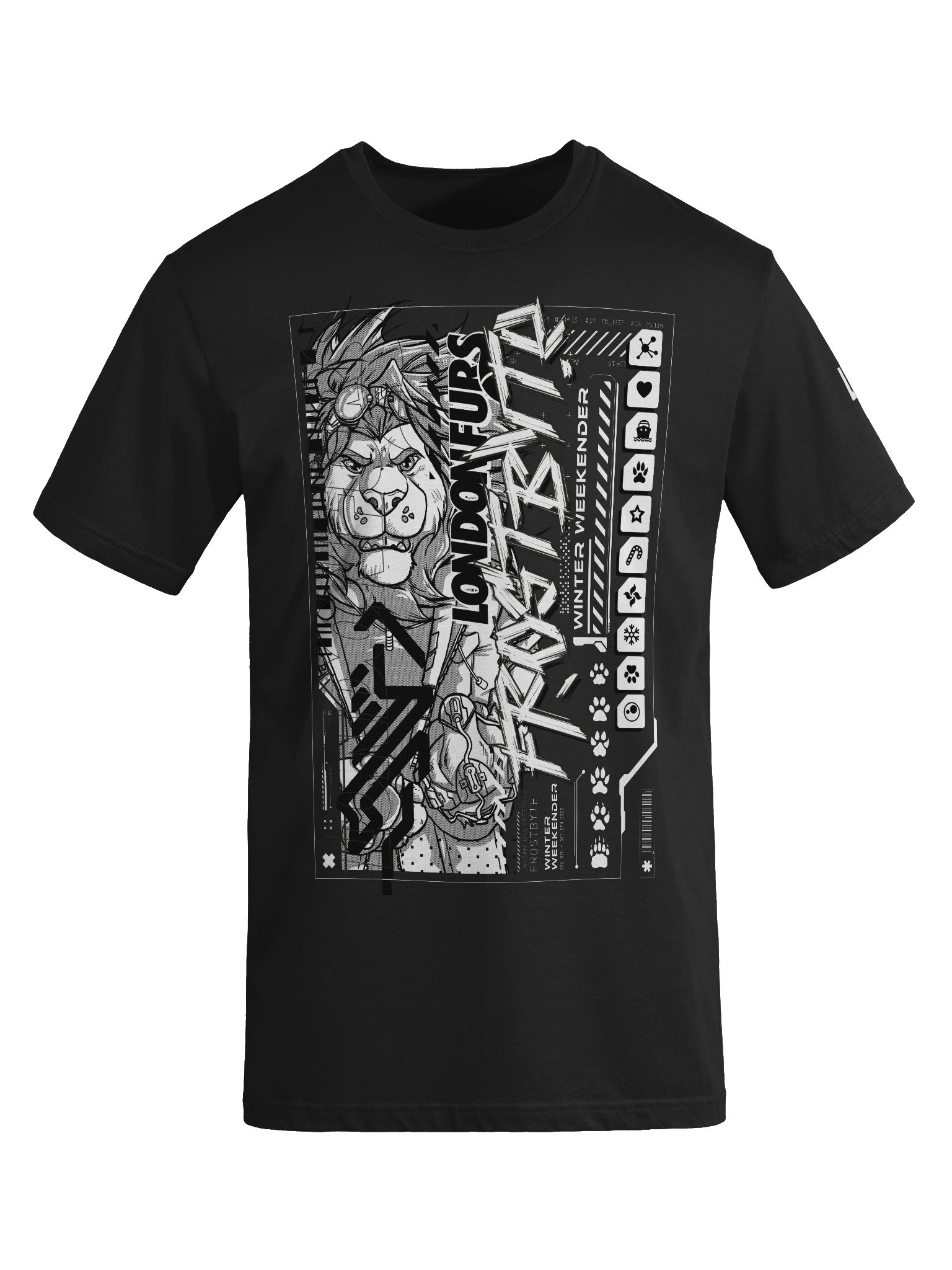 LondonFurs Winter Weekender '23 - Frostbyte white - T-shirt product image (5)