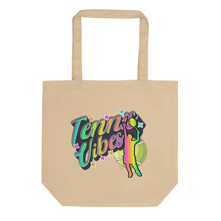 Tennis Vibes Male Neon Eco-Friendly Tote Bag product image (1)