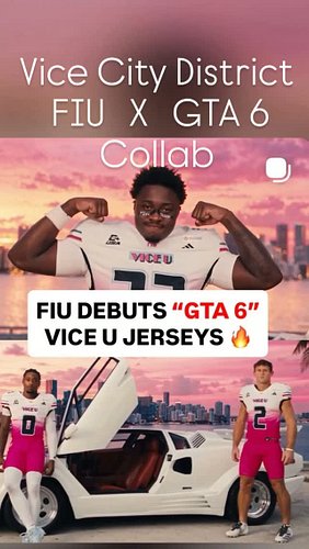 Announcing the incredible collaboration of FIU Florida international University and GTA 6 
Special collaboration Jersey out n...