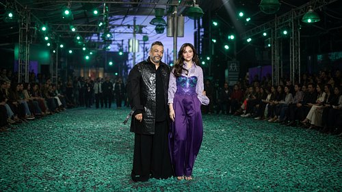 Amit Aggarwal AM:IT Turns Office Dressing Inside OutA purple corset over a striped shirt gave the Delhi finale its strongest ...