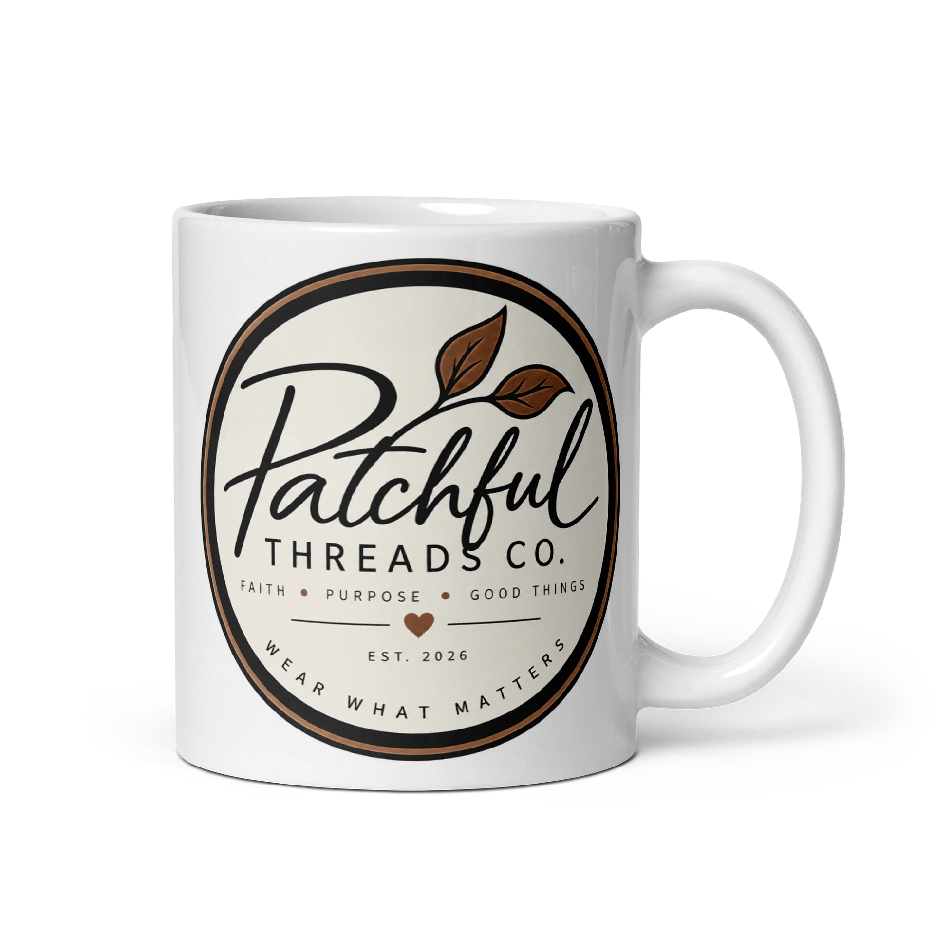 Patchful™ Faith • Purpose • Good Things Mug product image (1)