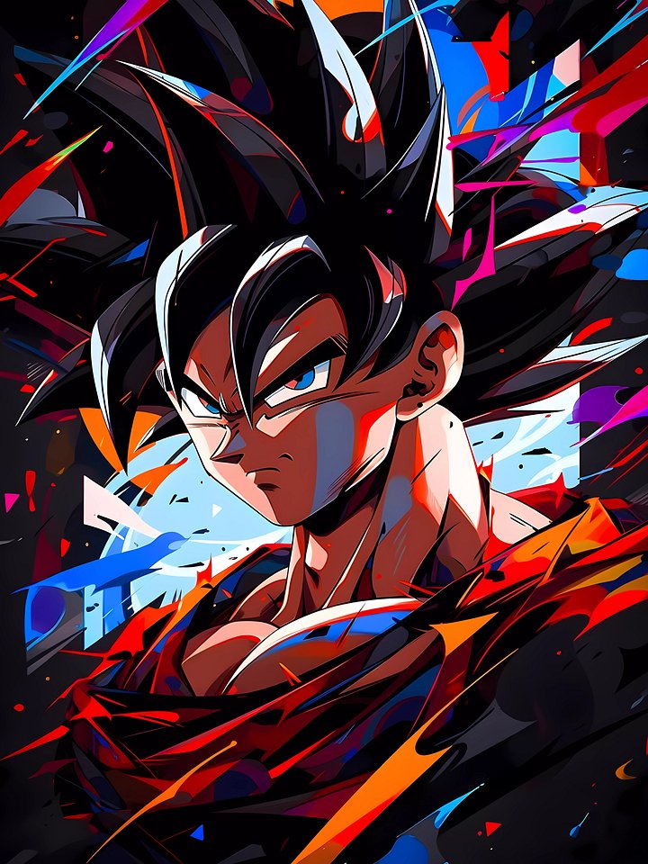 Unleash The Power Goku Metal Print product image (1)