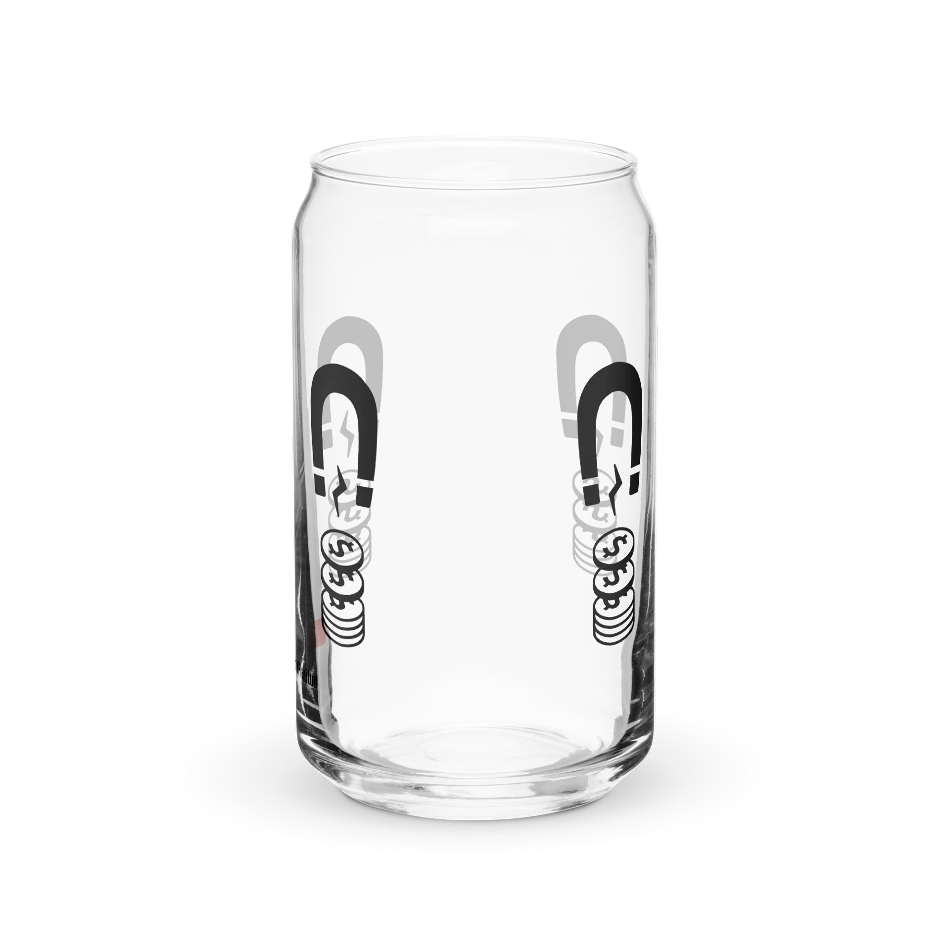 Vaso de Vidrio con Forma de Lata – Imán de Dinero product image (7)