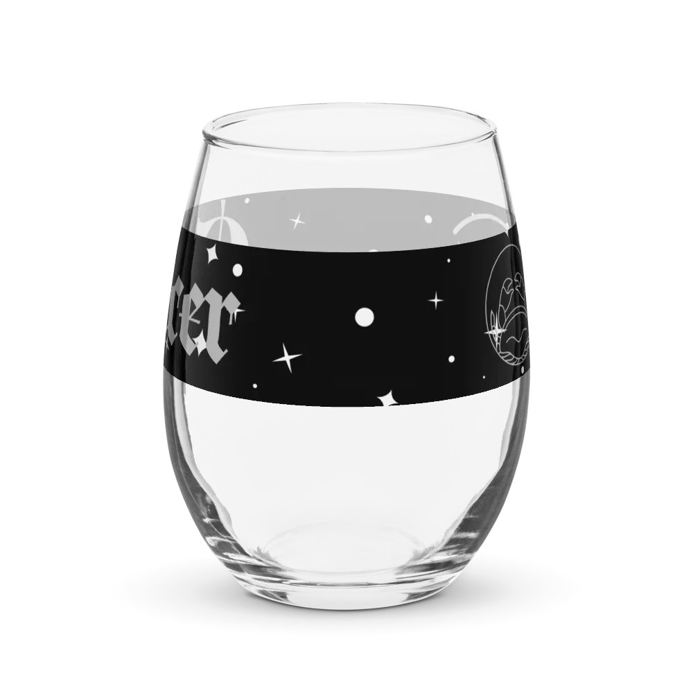 Celestial Cancer Stemless Wine Glass product image (3)