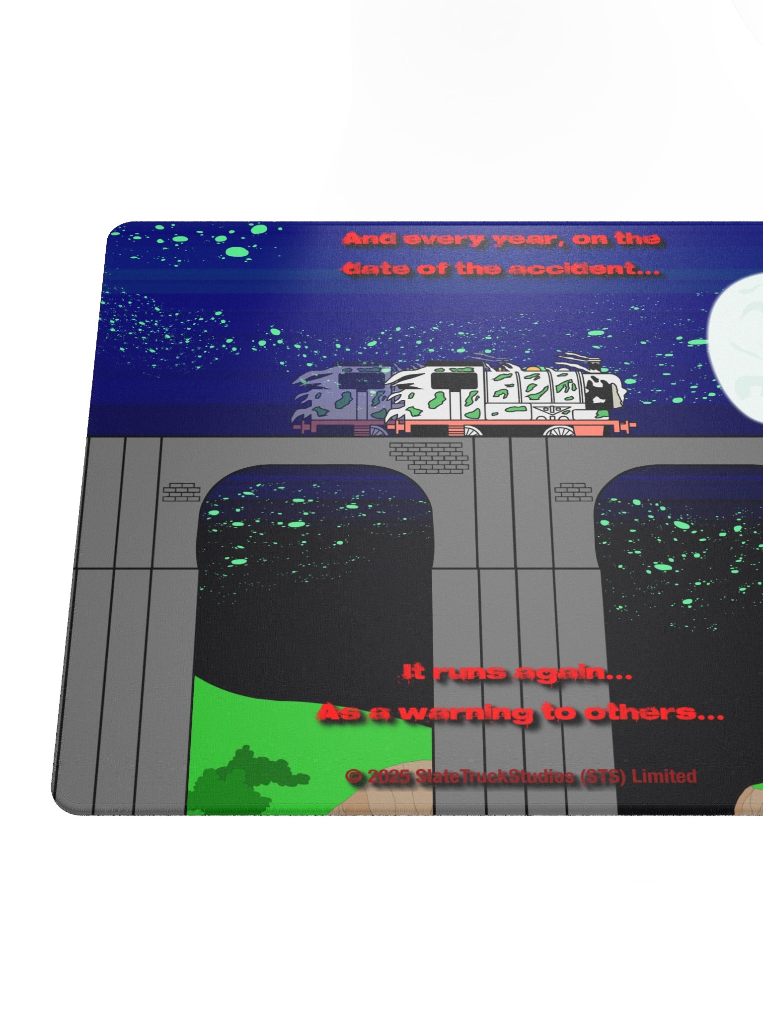 Ghostly Trick Mouse Mat product image (6)