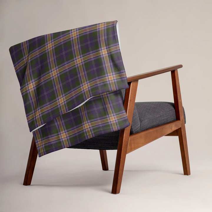 Dark FVW Tartan | Throw Blanket product image (2)