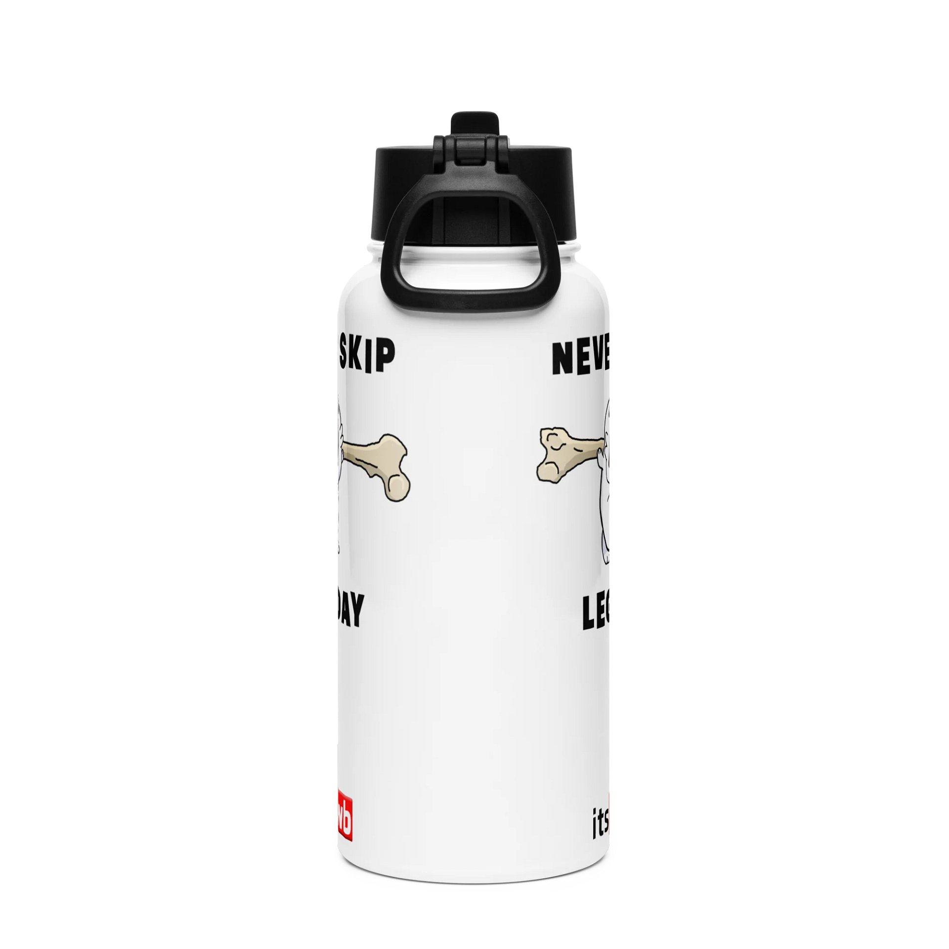 Never Skip Leg Day - Stainless Steel Water Bottle product image (4)