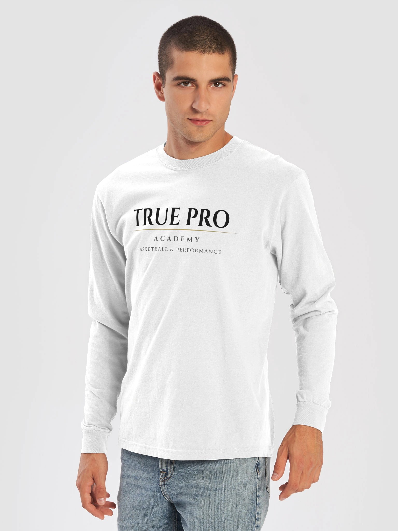 Relaxed Long Sleeve — White - Full Logo product image (5)